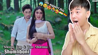 SHUMLIBANI  Abung Top amp Ton Mutum  Pushparani amp Kim Irom  Official Music Video  REACTION [upl. by Trebleht87]