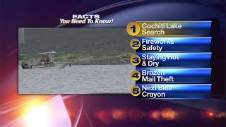 July 3rd Morning Rush Search for man believed to have drowned at Cochiti Lake continues [upl. by Lyssa]