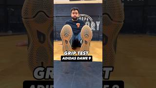 GRIP TEST ADIDAS DAME 9 👀🔥 basketball sneakers test [upl. by Namharludba]