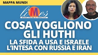 Cosa vogliono gli Huthi  La sfida a Usa e Israele e lintesa con Iran e Russia [upl. by Pasol]