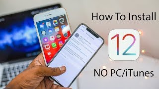 How to Install iOS 12 on iPhone 6s  amp iPhone X amp Benchmark [upl. by Ninon924]