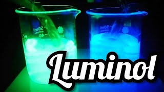 Chemiluminescence of Luminol  Glow stick reactions [upl. by Eet4]