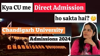 Is CUCET compulsoryDirect admission in Chandigarh University chandigarhuniversity [upl. by Concettina979]