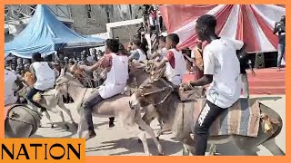 Lamu hosts donkey race to mark 22nd Lamu Cultural Festival [upl. by Markson]