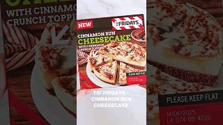 TGI FRIDAYS  CINNAMON BUN CHEESECAKE [upl. by Wittenburg]