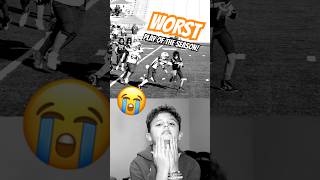 🤣 KJ’s live reaction to his absolute WORST play of the whole season ❌ cringe fail youthsports [upl. by Zosi567]