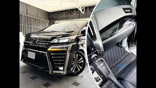 TOYOTA VELLFIRE 2018 blackblueblue [upl. by Sidnarb]