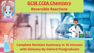 GCSE CCEA Chemistry Reversible Reactions complete Revision Summary in just 16 minutes only [upl. by Petite]