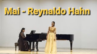 Mai5월  Reynaldo Hahn 소프라노 임은송 [upl. by Airotcivairam873]