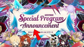 ConfirmedHOYOVERSE Revealed Version 52 SPECIAL PROGRAM LIVESTREAM And NEW Details Genshin impact [upl. by Ettennyl]