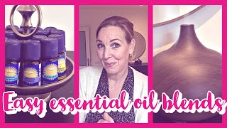 FAVORITE ESSENTIAL OIL BLENDS FOR THE DIFFUSER  BEGINNER FRIENDLY AROMATHERAPY [upl. by Aivlis]