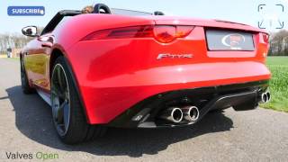 Jaguar F Type V8 S 50 Supercharged 495 HP LOUD Revs amp Exhaust Sound [upl. by Ximena]