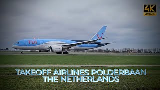 airplanes takeoff Amsterdam schiphol [upl. by Mintun689]