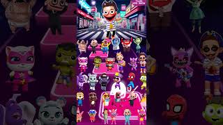 Bebefinn Pinkfong VS Scary Cocomelon Exeamp Coffin Dance Song shorts bebefinn cocomelon [upl. by Aynad]