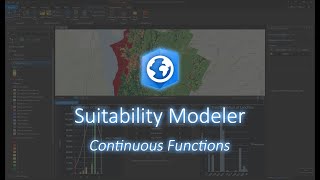 ArcGIS Pro  Suitability Modeler Continuous Functions Sample [upl. by Yancy77]