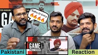 GAME Full Video Shooter Kahlon  Sidhu Moose Wala  Pakistani Reaction [upl. by Delfine]