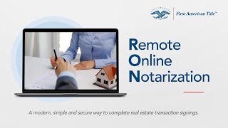 What is Remote Online Notarization RON [upl. by Maleeny485]