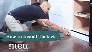 How to Install Toekick in your Kitchen [upl. by Genny221]