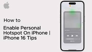 How To Enable Personal Hotspot On iPhone  iPhone 16 Tips  iOS  2025 [upl. by Annal]