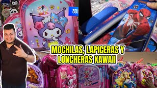 MOCHILAS LAPICERAS Y LONCHERAS KAWAII para VENDER 🐼🐨mochilas en el centro de la CDMX🎒 [upl. by Nipsirc798]