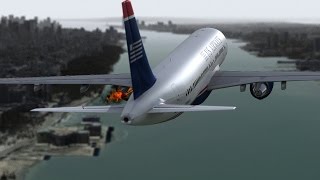 Hudson Crash ■ US Airways Flight 1549 ■ Reconstruction from inside the plane [upl. by Onibas428]