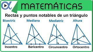 Mediatrices de un triángulo usando Geogebra [upl. by Bale461]