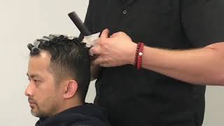 Men’s perm tutorial  how to perm [upl. by Rinaldo573]