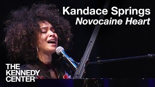 Kandace Springs  quotNovocaine Heartquot  LIVE at The Kennedy Center [upl. by Burrell977]