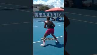 The best tennis tip to keep in mind 👀 tennis tennistip footwork [upl. by Dragde]