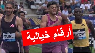 800m Paris 2024 سباق تاريخي و الأسرع [upl. by Repsac]