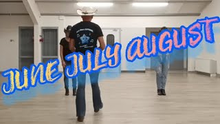 june july August Line dance by Jean Marc Raffanel [upl. by Weisler]