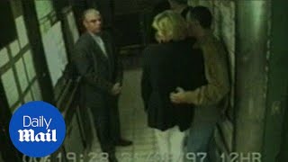 Princess Diana and Dodi AlFayed leave hotel on night they died  Daily Mail [upl. by Ylrrad]