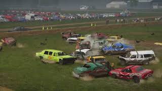 WRECKFEST  DEMOLITION DERBY IN THE COUNTRYSIDE ARENA  DEATHMATCH [upl. by Larimore172]