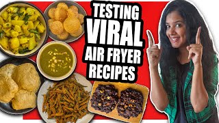 Cooking Viral Air Fryer Recipes Full Day  tamilrecipes [upl. by Armin]