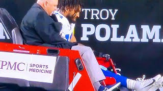 MARSHAWN KNEELAND KNEE INJURY  DALLAS MAVERICKS VS PITTSBURGH STEELERS  NFL  OCTOBER 6 2024 [upl. by Moyers51]