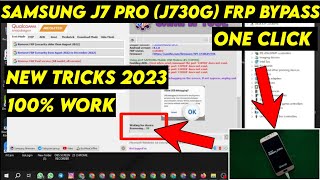 Samsung J7 Pro J730G Frp Bypass One Click SamFw Tool  J730F Frp Bypass 90 Android 801 90 [upl. by Vorfeld]