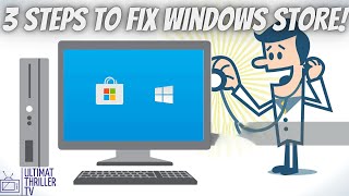 Microsoft Store does not work  Clear Windows Store Cache in 3 Easy Steps [upl. by Akimot]