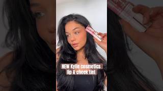 Trying Kylie Cosmetics LIP amp CHEEK Tint👀🩷 You need this youtubeshorts newmakeup [upl. by Eidassac]