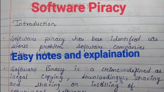 software piracy  Pirated software  software piracy in cyber security [upl. by Yraccaz]