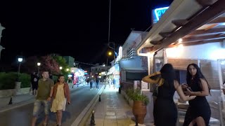 SIDARINIGHTLIFE WALK TOUR Corfu Greece2023  4k7 [upl. by Mahala798]