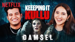 Kullubaazi amp ​⁠Sahiba Bali REACT To Damsel Trailer  Millie Bobby Brown [upl. by Orianna]