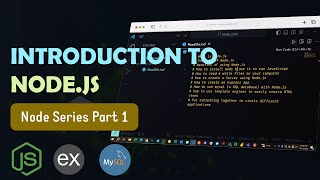 Introduction to NodeJS [upl. by Aicenaj]