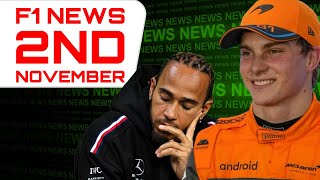 F1 News 2nd November Mixed emotions for Sprint Quali [upl. by Nayd569]