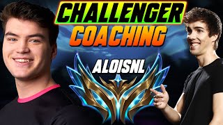 Grubby gets COACHED by CHALLENGER player AloisNL  League of Legends [upl. by Enerahs]