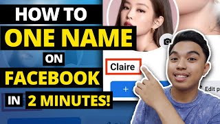 HOW TO ONE NAME ON FACEBOOK 2023 l ONE NAME ON FACEBOOK 2023 l HOW TO SINGLE NAME ON FACEBOOK [upl. by Tiat322]