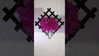 quotDIY Bougainvillea Flower Wall Decor  Easy Craft Ideasquotshort reelyoutubeshort diycrafts viral [upl. by Ahselrac]