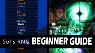 SOLS RNG BEGINNERS GUIDE Sols RNG [upl. by Acinorev765]