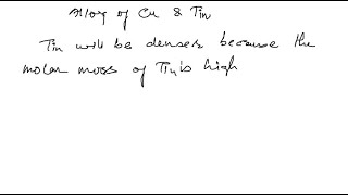 If the unit cell of a substitutional alloy of copper and tin has the same unit cell edge as the uni… [upl. by Picardi604]