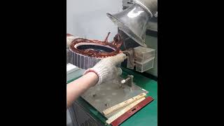 How to use Induction Heater Induction Heating Machine to Heat Stator Rotor Motor Copper Wire [upl. by Gamal737]