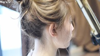 《１分で変身》女性の印象を変えるヘアアレンジ術Part4☆WaysTV吉田達弥 [upl. by Nylleoj]